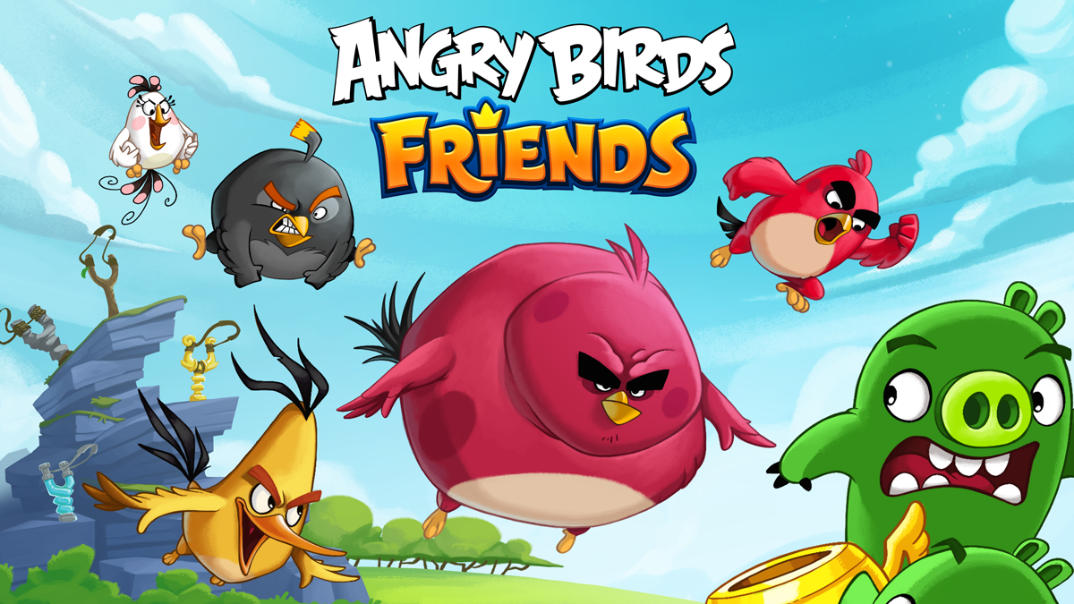 تحميل لعبة Angry Birds Friends للايفون
